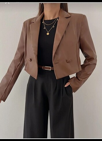 38 Beden Kısa blazer ceket