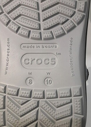 44 Beden gri Renk Crocs Terlik