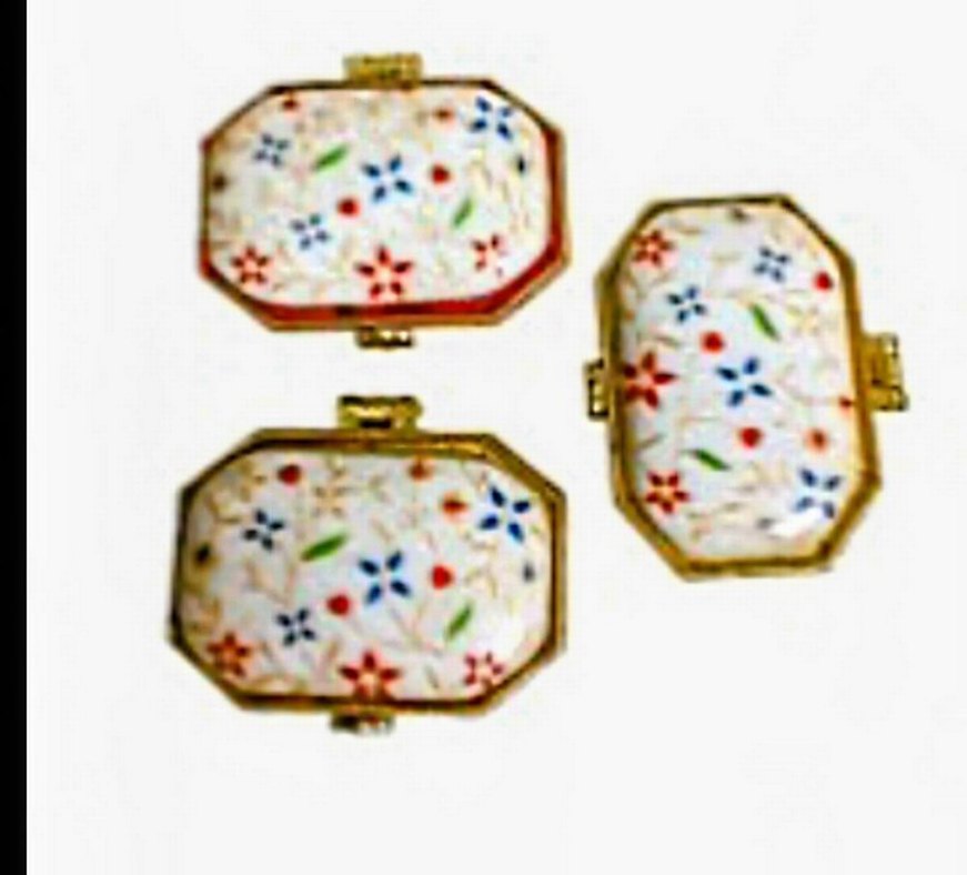 Porselen Vintage Mini Takı Kutuları - Görsel 2