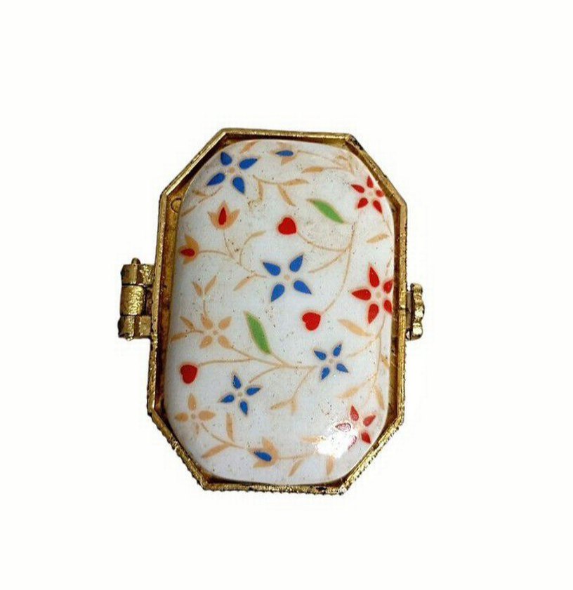 Porselen Vintage Mini Takı Kutuları - Görsel 5