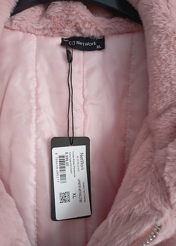 Network Peluş Kürk Mont - Görsel 3