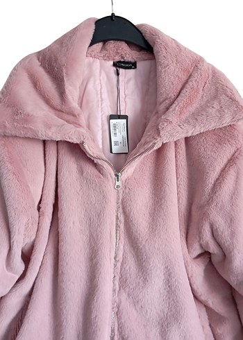 Network Peluş Kürk Mont - Görsel 2