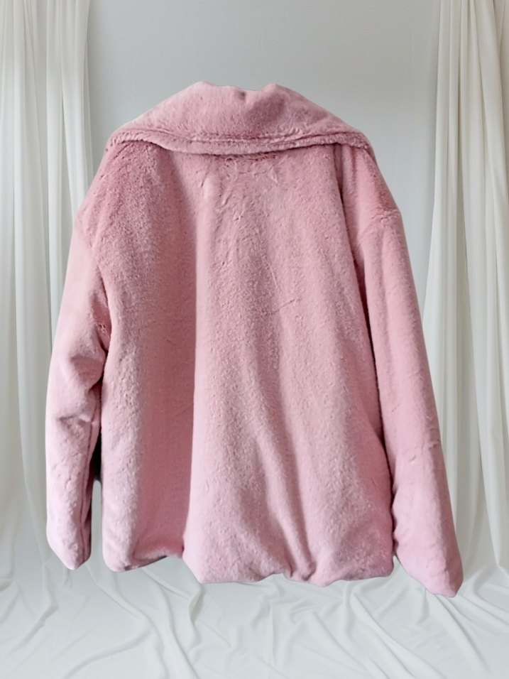 Network Peluş Kürk Mont - Görsel 5