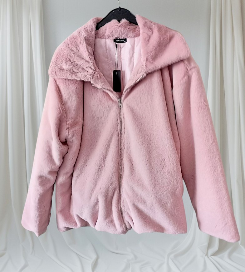 Network Peluş Kürk Mont - Görsel 4