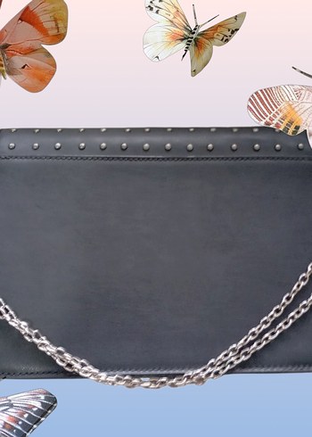 Hotiç Deri Önü Zımbalı Orijinal Çanta - Görsel 6