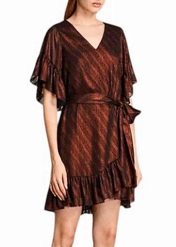 m Beden All Saints Metalik Belle Elbise