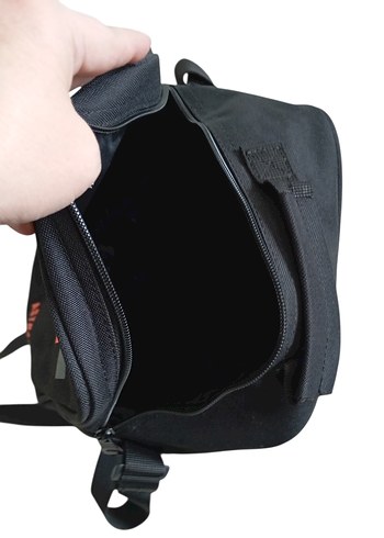 POLO Baskılı Siyah Erkek Omuz Çantası - Görsel 9