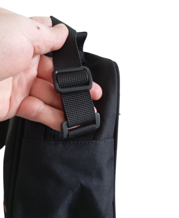 POLO Baskılı Siyah Erkek Omuz Çantası - Görsel 5