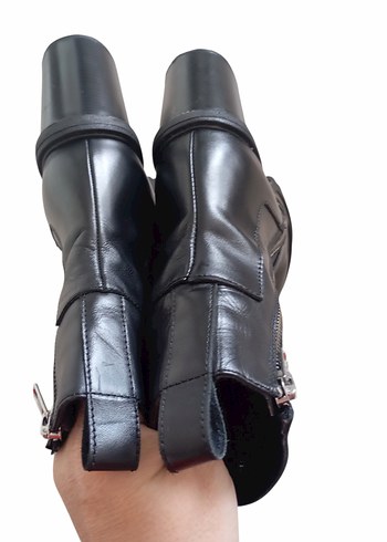 Derimod Hakiki Deri Topuklu Bot - Görsel 4