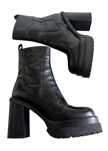 Derimod Hakiki Deri Topuklu Bot - Görsel 7