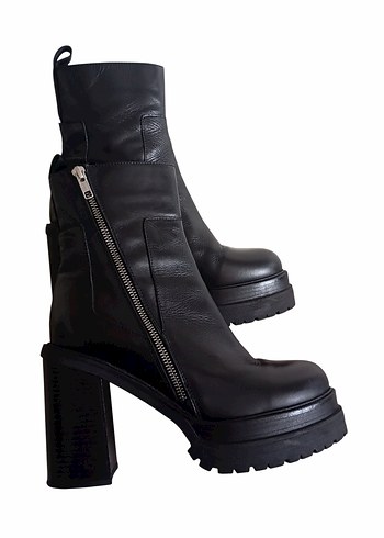 Derimod Hakiki Deri Topuklu Bot - Görsel 5