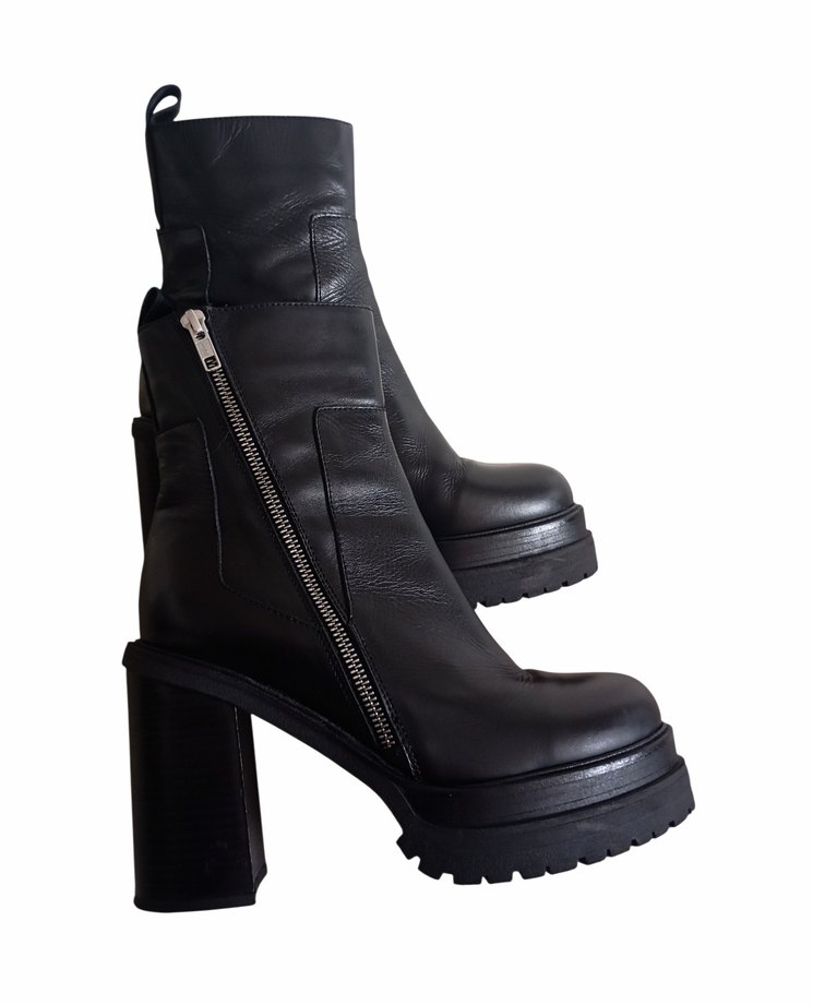 Derimod Hakiki Deri Topuklu Bot - Görsel 5