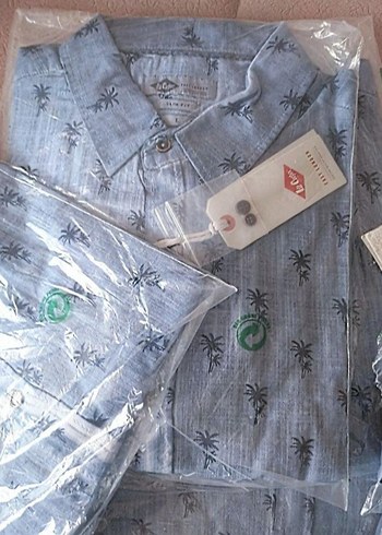 Lee Cooper Pamuk Taşlamalı Gömlek - Görsel 7