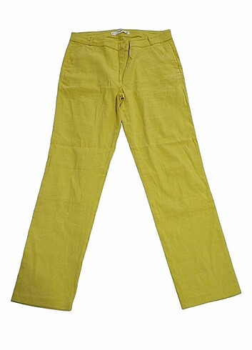 Mango MANGO LİKRALI KETEN PANTOLON