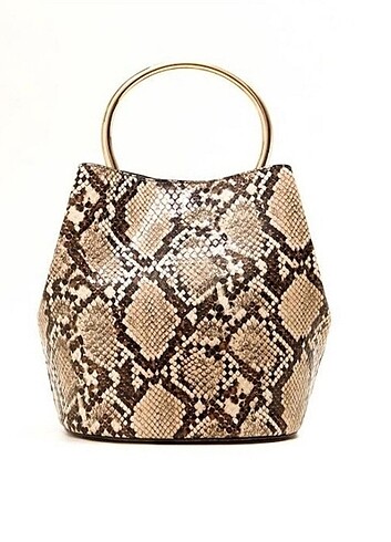 Mango MANGO LEOPAR DESENLİ ÇANTA 
