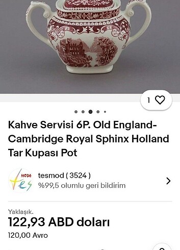 ANTİKA ENGLAND-CAMBRİDGE ROYAL SPHİNX HOLLANDA  - Görsel 8