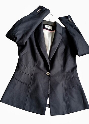 m Beden gri Renk KOTON MUHTEŞEM BLAZER CEKET