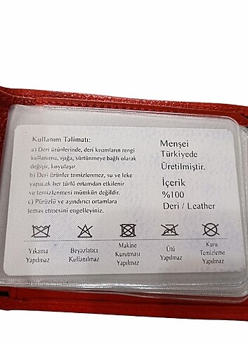 Beden COTON BAR DERİ CÜZDAN KARTLIK