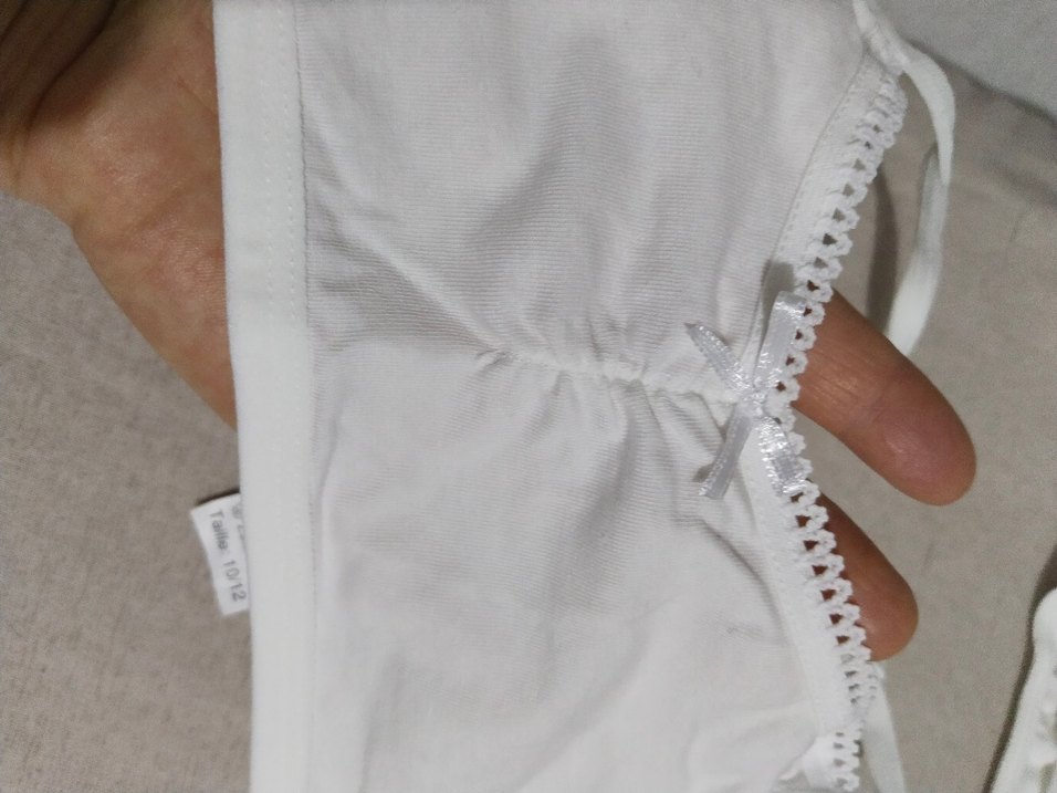 Beyaz Minimalist çocuk İç Çamaşırı Takımı - Görsel 5