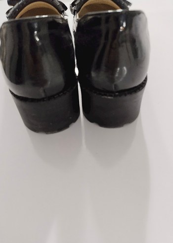 Kız Çocuk Siyah Püsküllü Loafer Ayakkabı - Görsel 5