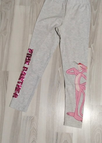 Kız Çocuk Nakışlı Renkli Rahat Tayt - Görsel 5