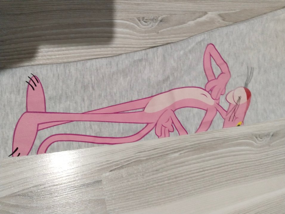 Kız Çocuk Gri Baskılı Slim Tayt - Görsel 3