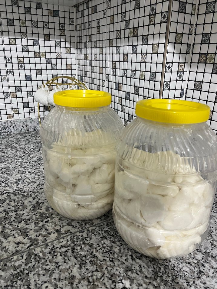 Sarı Kapaklı Beyaz Gıda Saklama Kabı - Görsel 2