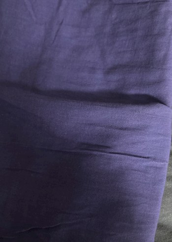 Kadın Mor Keten şal - Görsel 2