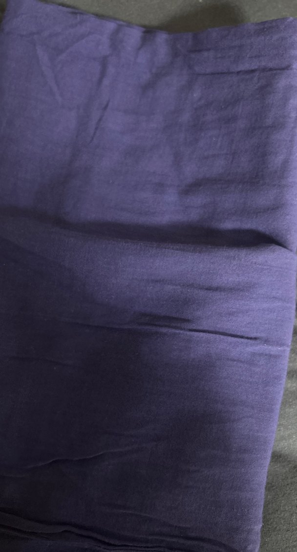 Kadın Mor Keten şal - Görsel 2