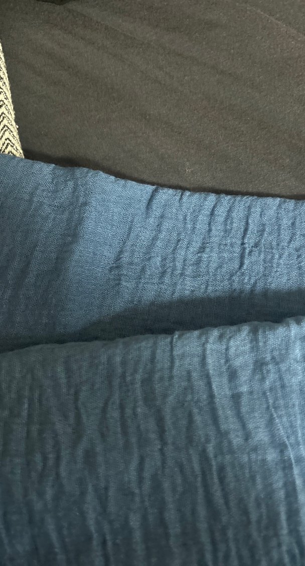 Fresh scarf mavi Bürümcük ŞAL - Görsel 3