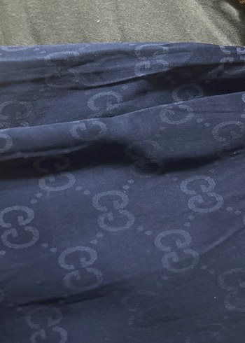 G desenli lacivert şal - Görsel 2