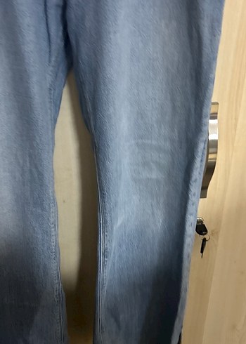 Mavi Rahat Kesim Kadın Kot Pantolon - Görsel 3