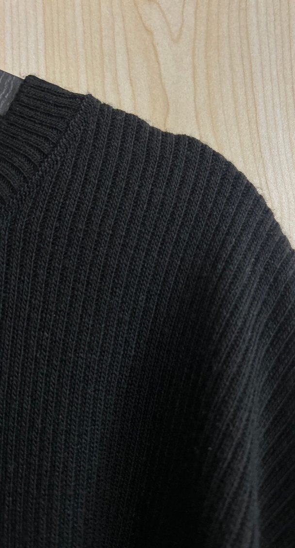 Siyah Kemerli Uzun Kollu Triko Kadın Kazak - Görsel 3
