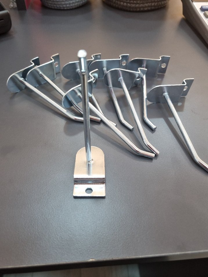 Gri Metal kanca 10 cm - Görsel 2