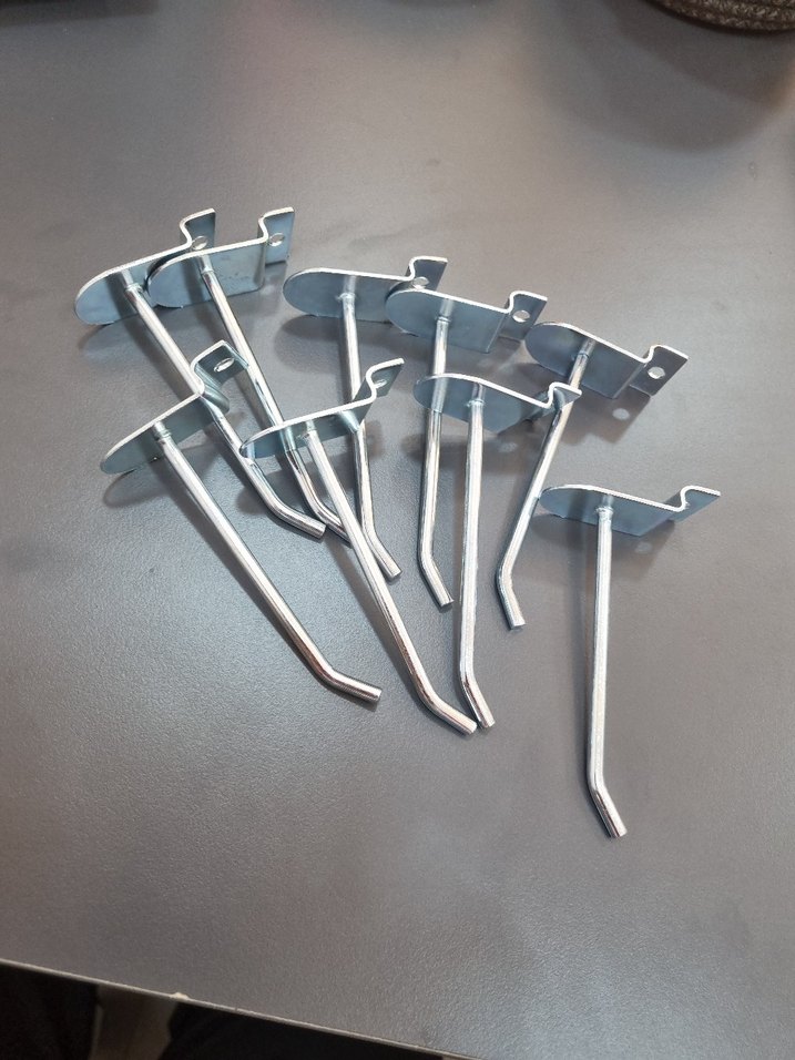 Gri Metal kanca 10 cm - Görsel 3