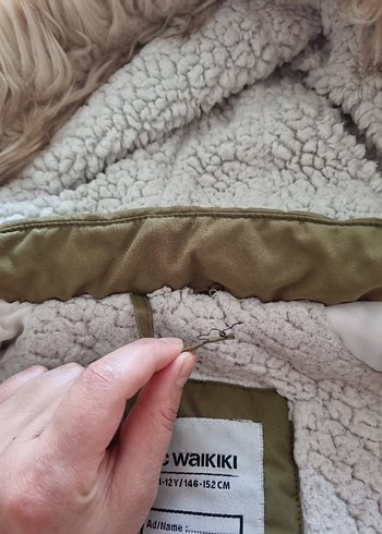 Kürklü Kapüşonlu Hamile Mont - Görsel 5