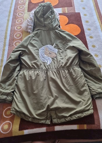 Kürklü Kapüşonlu Hamile Mont - Görsel 7