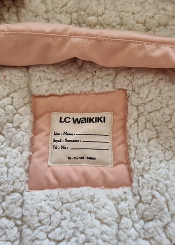 Kız Çocuk Pembe Kürklü Mont - Görsel 8