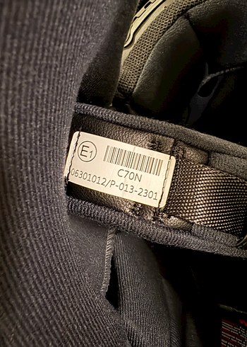 Siyah Kemerli Biker Motosiklet Kaskı - Görsel 4