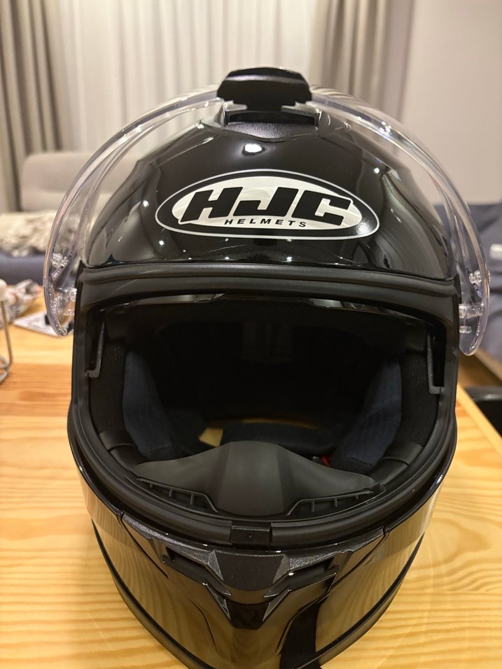 Siyah Kemerli Biker Motosiklet Kaskı - Görsel 2