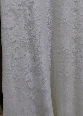 Beyaz Uzun Kollu Elbise - Görsel 3