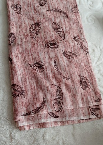 Bohem Tarzı Kahverengi Desenli Kadın Şal - Görsel 3