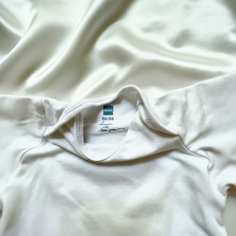 Beyaz Kısa Kollu Bebek  Body - Görsel 3