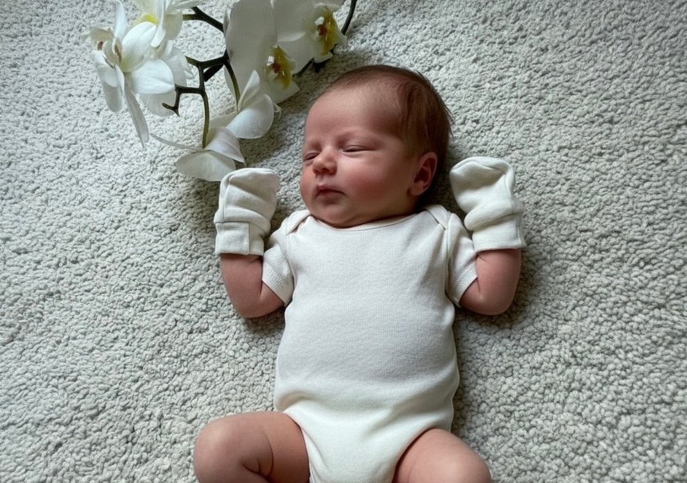 Beyaz ve yavruağzı Eldiven Seti - Görsel 3