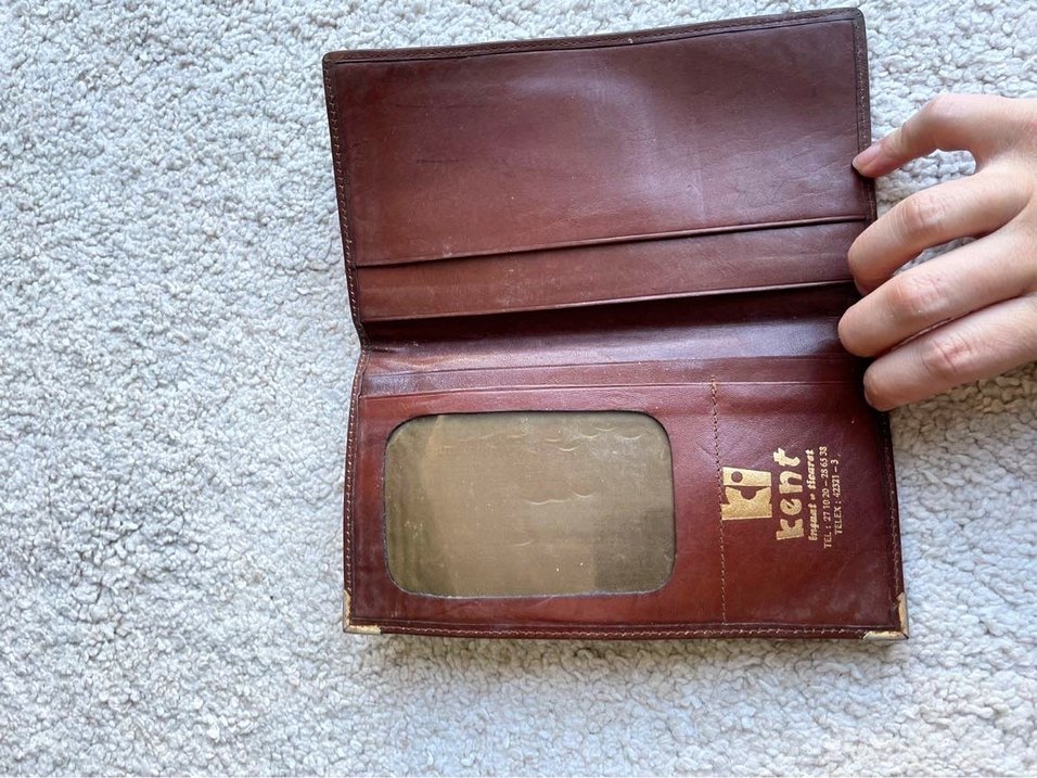 Kahverengi Vintage kadın Cüzdanı - Görsel 3