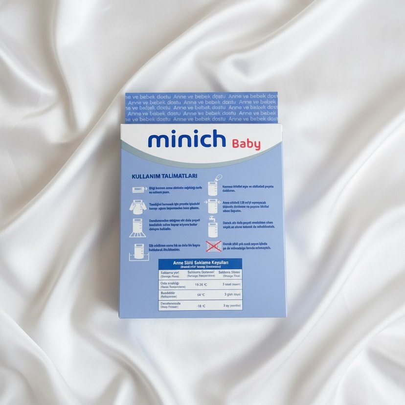 minich Baby Anne Sütü Saklama Poşeti 20 Adet - Görsel 2
