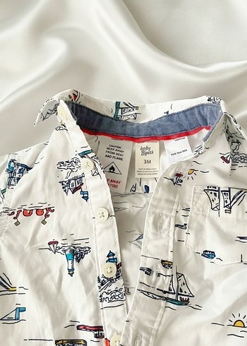 Carters Bebek Erkek Uzun Kollu gemili Body - Görsel 6