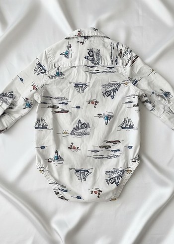 Carters Bebek Erkek Uzun Kollu gemili Body - Görsel 5