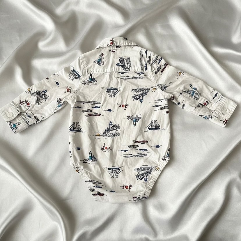 Carters Bebek Erkek Uzun Kollu gemili Body - Görsel 4