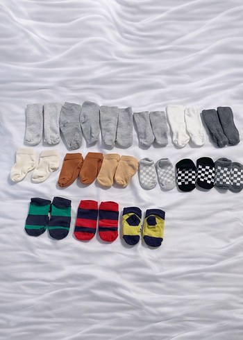 15 adet bebek çorabı toplu satış - Görsel 2